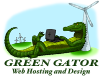 Green Gator Hosting Logo